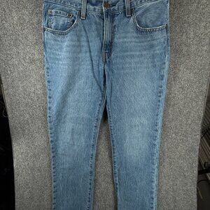 Levi's Premium Middy Straight Jeans Women 29 Blue Denim All Cotton Adult 31x30